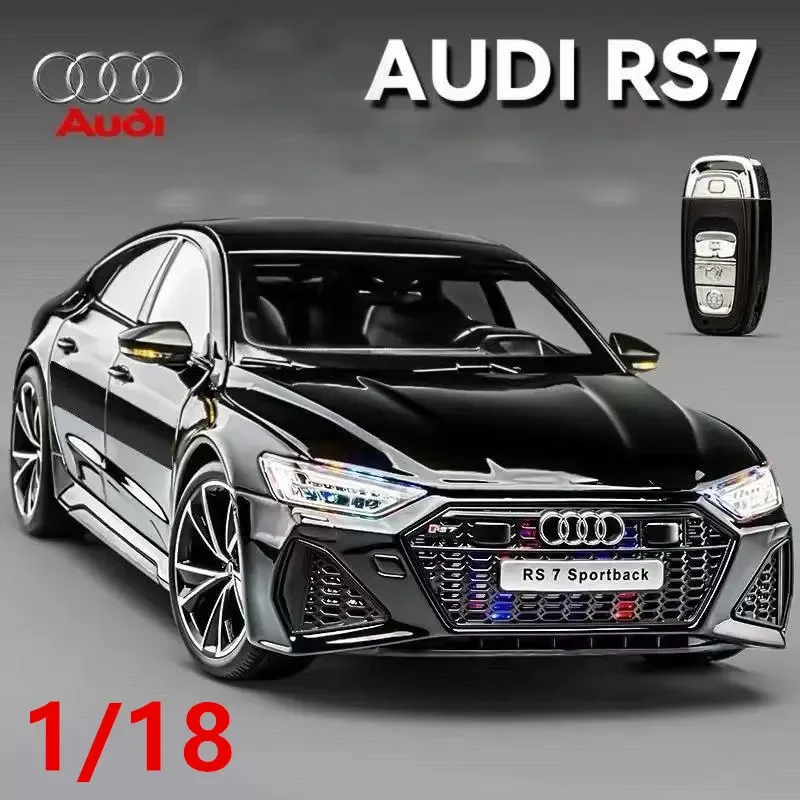 アウディ RS7 1/18 ブラック スペアホイール & リモートキー付き s-l400.jpg