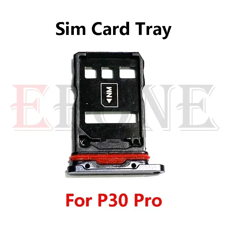 For Huawei P30 Pro Lite Sim Card Slot Tray Holder Sim Card Reader Socket phone sim tray holder