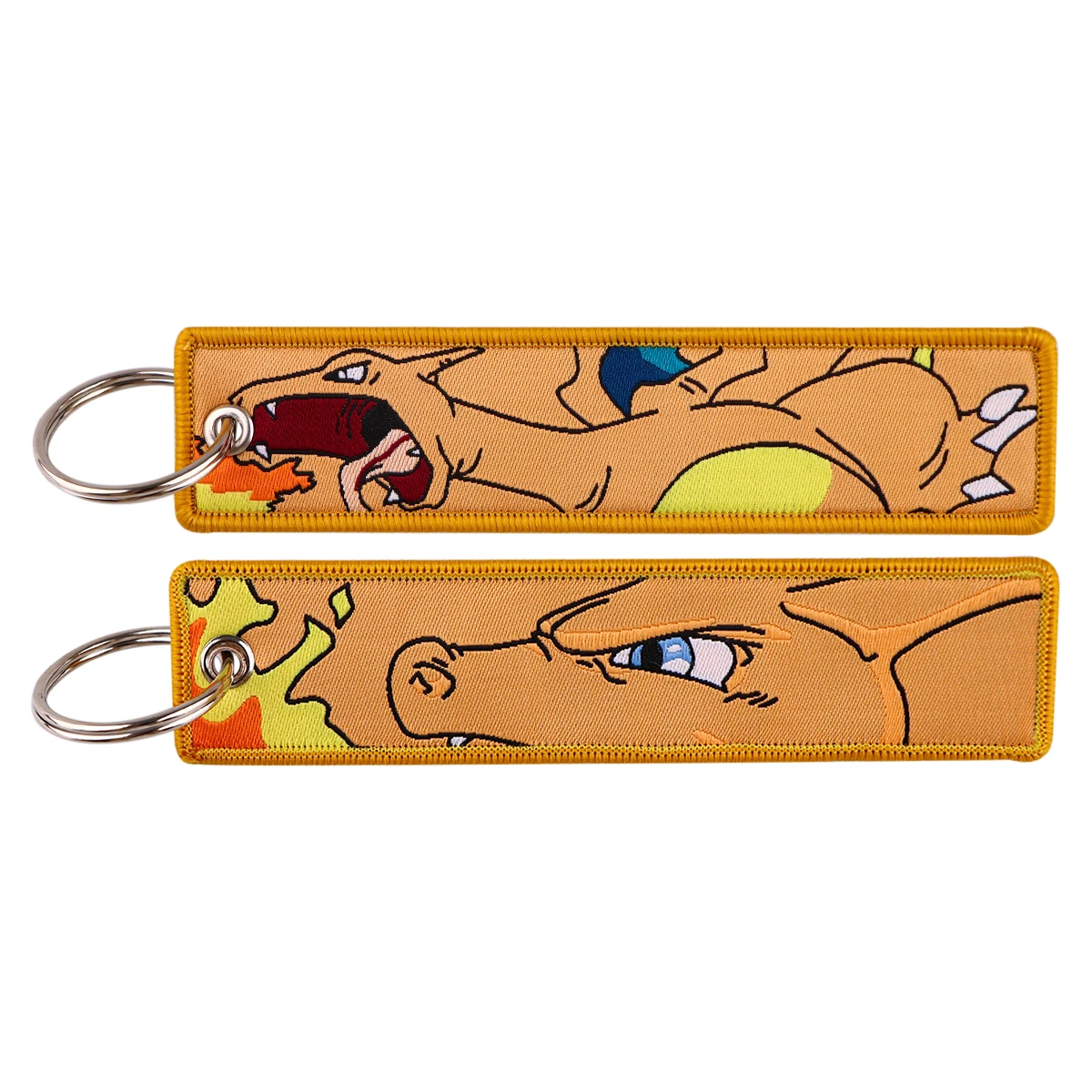 Charming Anime Cute Cartoon Embroidered Keychain | Stylish Key Holder & Accessory Gift