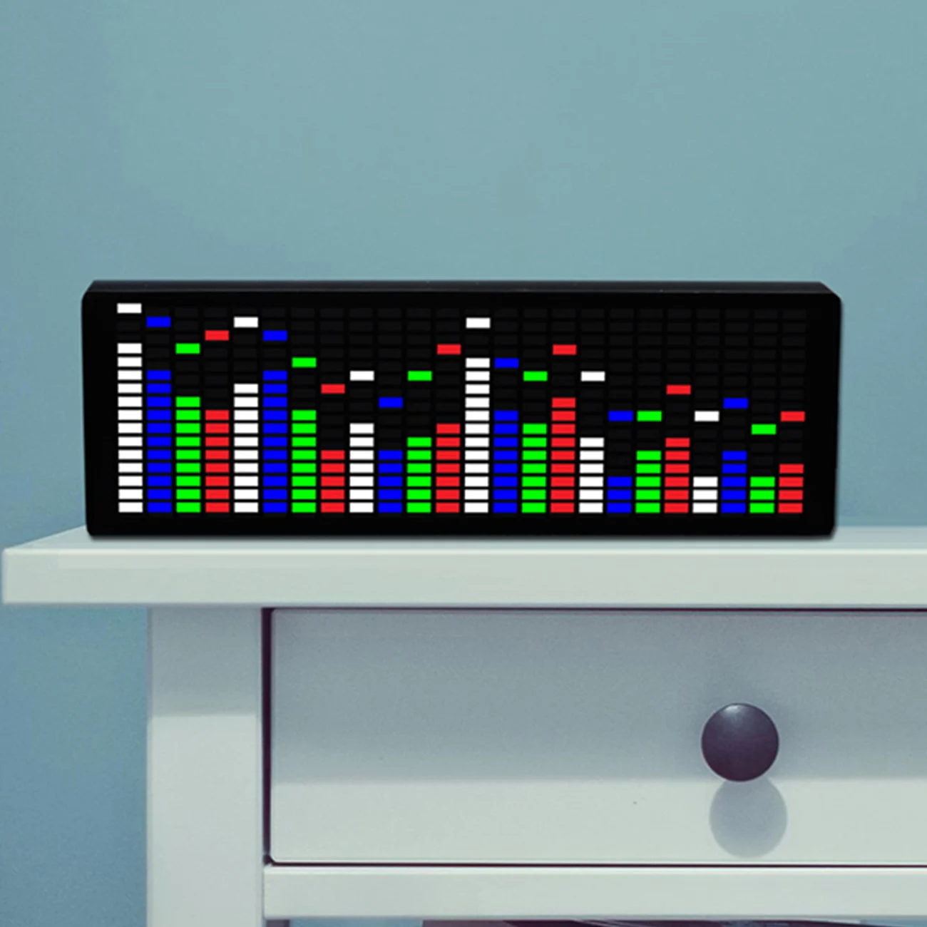 Analizzatore Spettro Musicale LED RGB - Visualizzatore VU Meter, 20 Segmenti, Effetti Luce Ritmica, Alimentazione USB - Foto 4