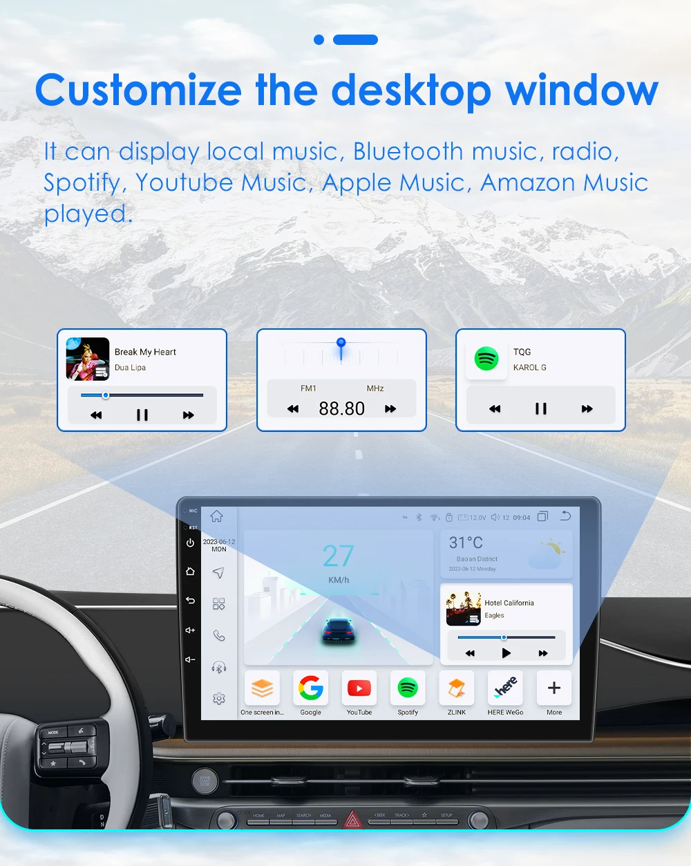 4G 8Core Android Autoradio für Mercedes Benz CLK-C209/W209 A-W168 C-W203 G-W463 Viano Vito Multimedia Player GPS Stereo Carplay – Detail 19