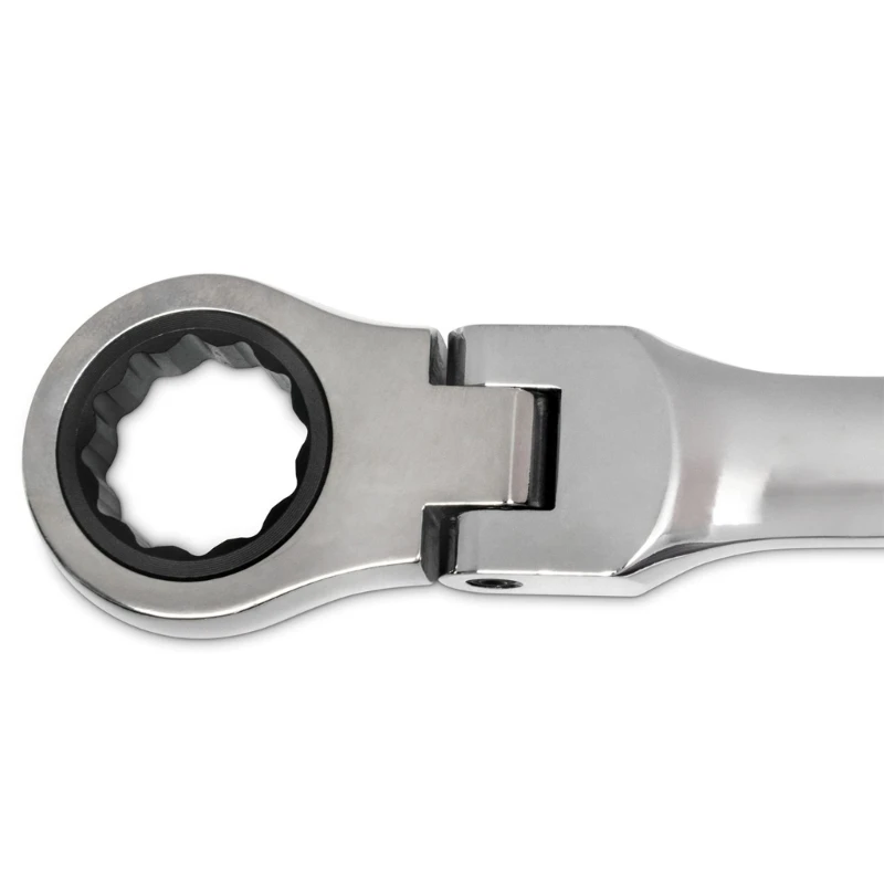 22 Mm Maulschlüssel Mit Ratsche & Flexiblem Kopf – 72 Zähne, Metrisch, 285 Mm Lang