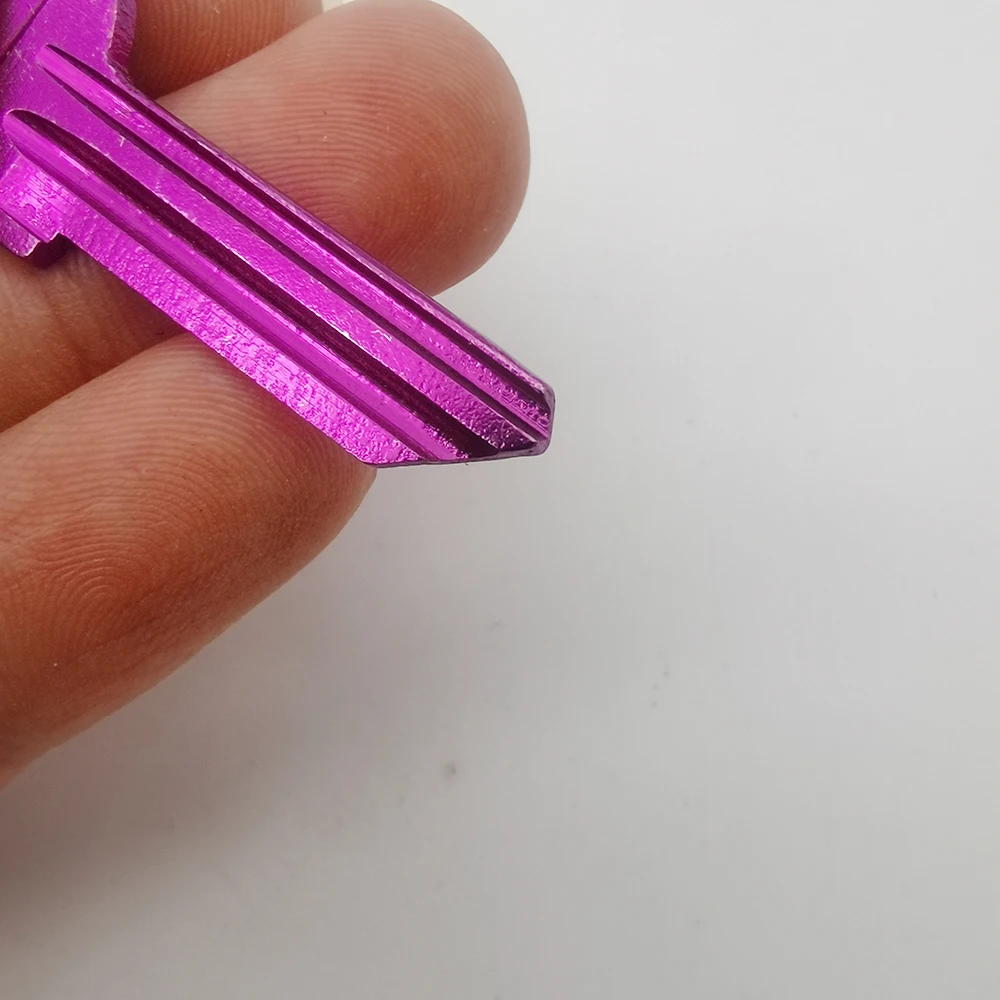 25pcs JS 1634 Alloy color Key Blank Everyday Home key blank suitable for lock F55 color random shipping