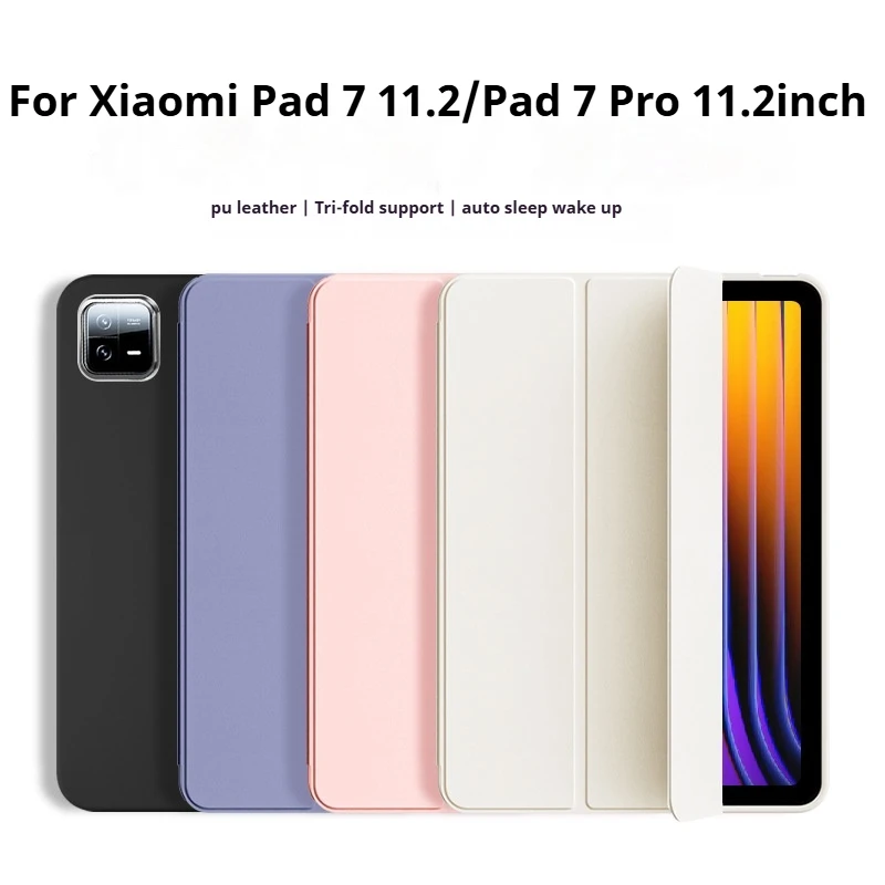 Premium PU Leather Magnetic Tablet Case with Auto Sleep/Wake Stand Feature, 11.2-Inch Cover