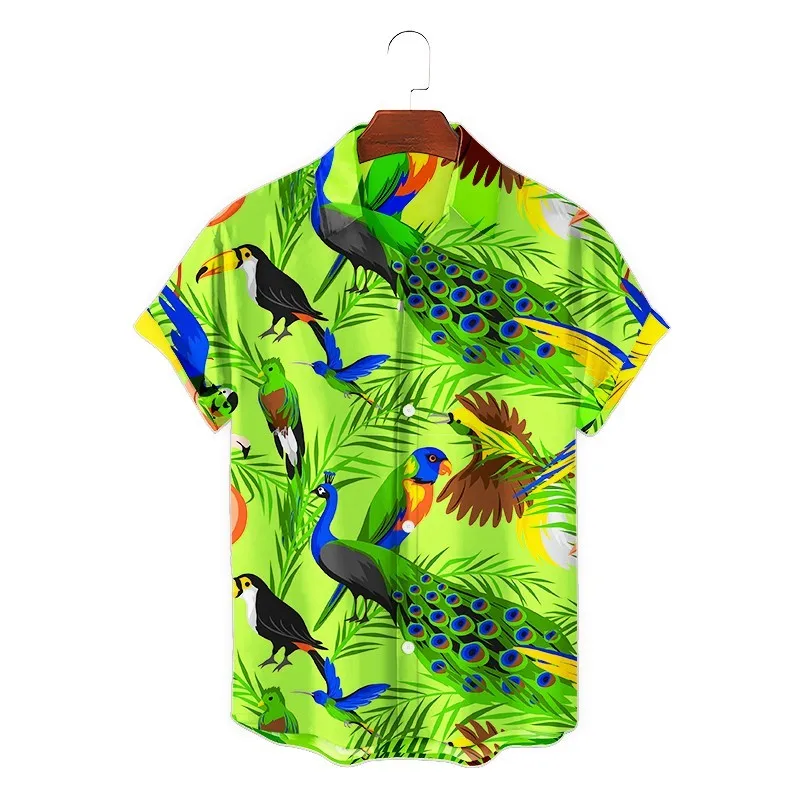 

Men's Clothing 2023 3D Printed Shirts Men Short Sleeve Hawaiian Shirt For Men Street Fashion Beach Shirt Loose Casual Tops