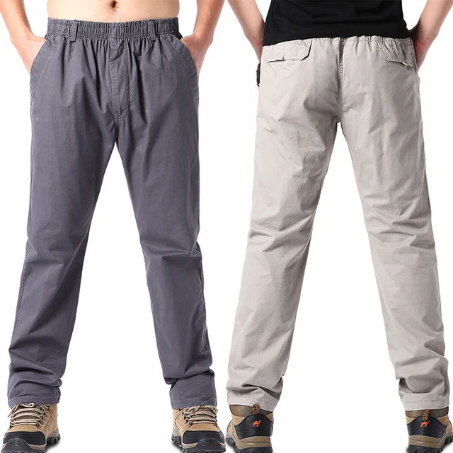 summer cotton pants men