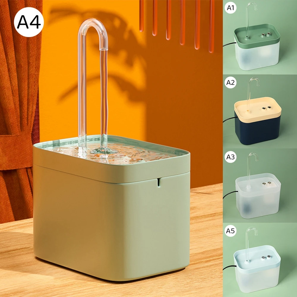Title 6, 1.5L Automatic Cat Water Fountain USB Electric ...