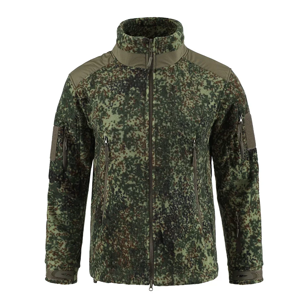 ESDY Brand Multipocket Camouflage Tactical Sport Hiking Jacket Autumn Winter Stand Collar Men&rsquo;s Coat Fleece Warm Outerwear