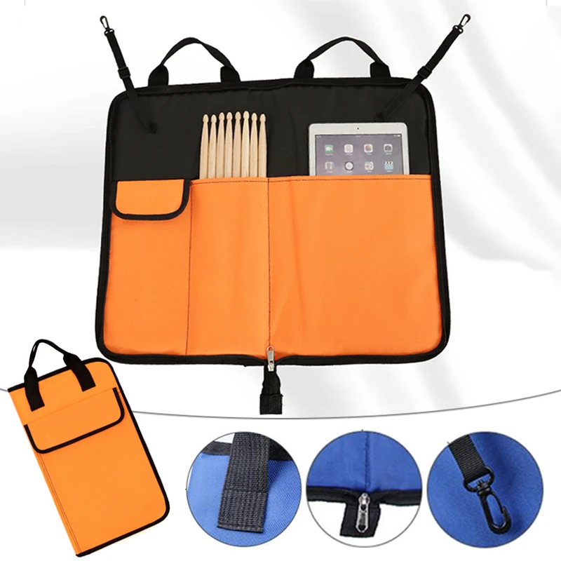 Drum Stick Bag Portable Padded Drumstick Bag Thickened Waterproof Percussion Instruments Handbags Instrument Parts Crossbody Bag 4