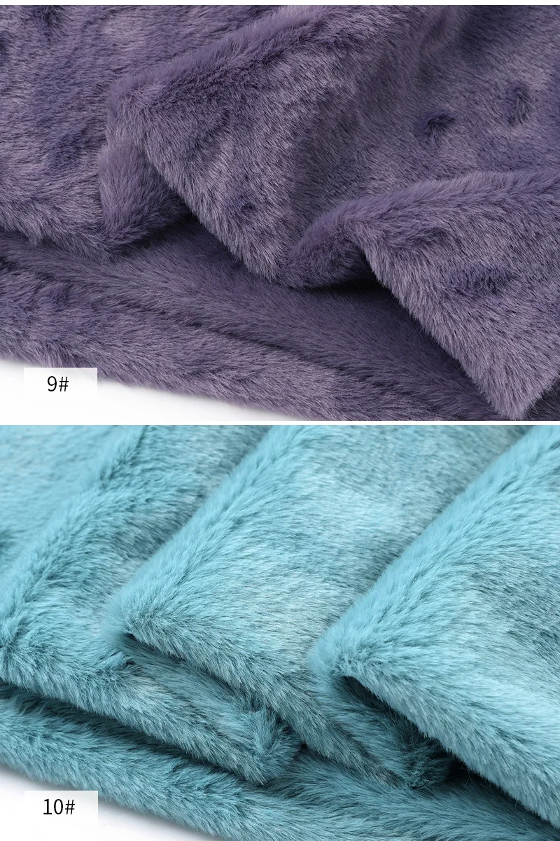 8 mm Imitations-Kaninchenfellstoff, weicher Kurzplüsch für warme Schals, Puppen, DIY-Plüschspielzeug, Stoffhintergrund, Display-Tuch, 50 x 50 cm/1 m – Detail 10