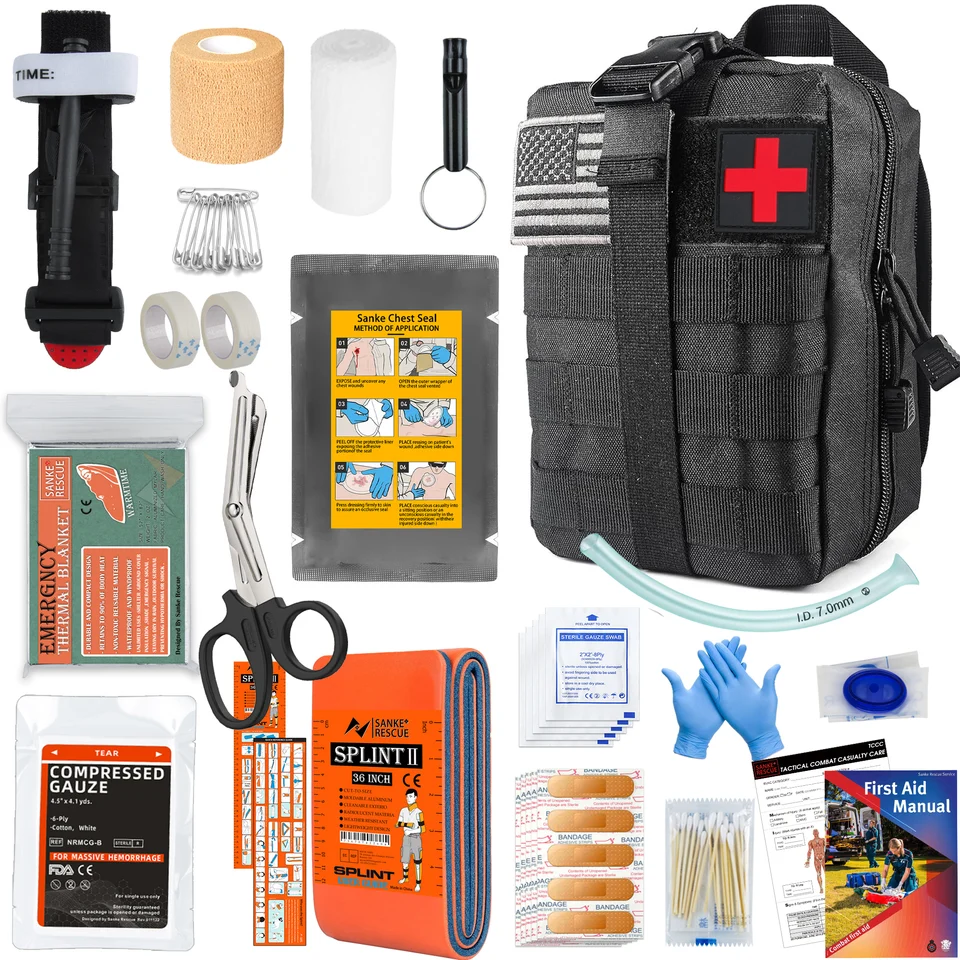 Comprehensive Outdoor Survival First Aid Kit