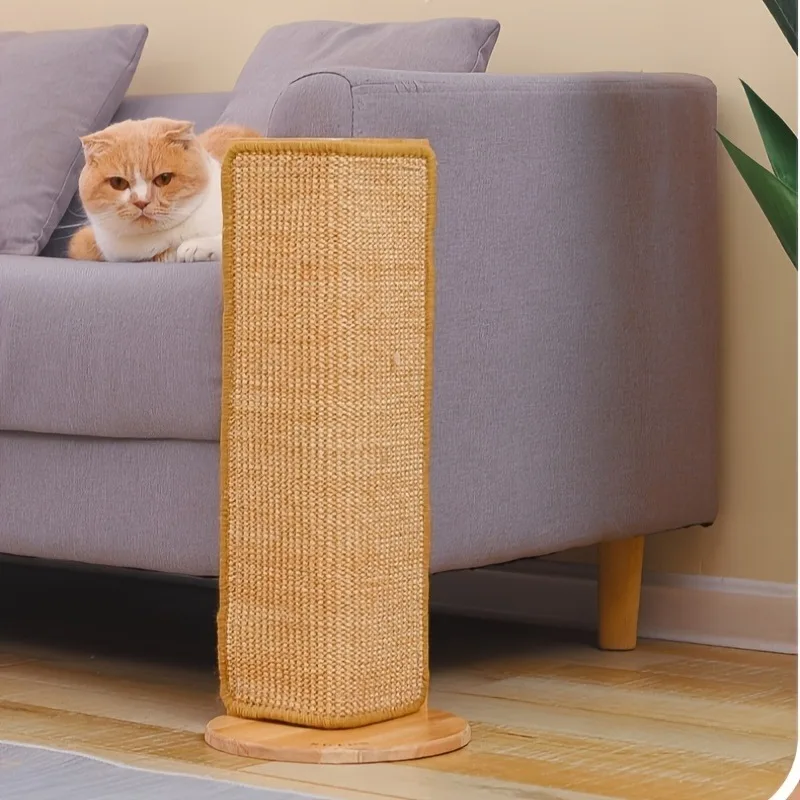 Tapete Para Arranhar Gatos Sisal - 2 Peças Com Brinquedo