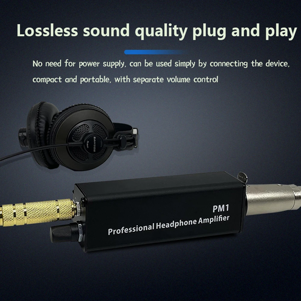 Headphone amplifier portable dac amplifier audio amp adapter headphone amplifier PM1 for Dj stage