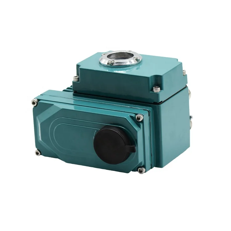 4-20ma 80Nm 12v Motor Rotary Ball Motorized Modulating Valve with 