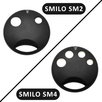 SMILO SM4 SM2 Remote Control for Garage Door 433.92MHz Rolling Code 2/4 Channels Special Offer Gate Control Commands 1