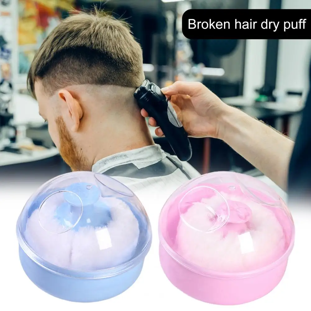 Useful Dry Powder Puff Fluffy ABS Baby Talcum Powder Container with Puff  Reusable Powder Puff Box Makeup Tools 6
