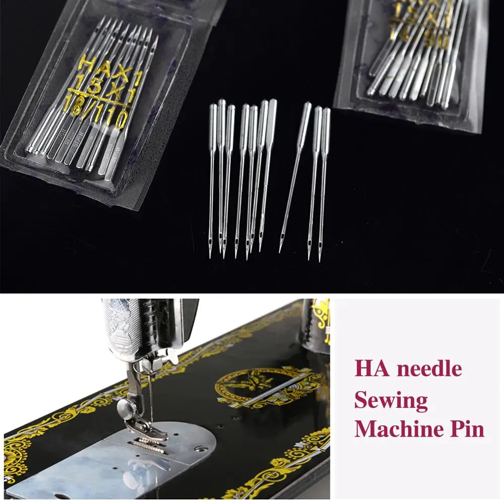 10PCS Universal Stainless Steel Sewing Machine Needles Mixed Kit Packing All Brand Domestic