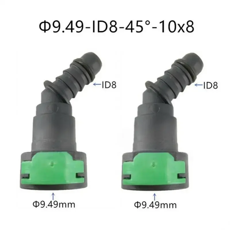 

New Car 9.49mm 9.49 ID8 10x8 Auto Urea Connector Fuel Line Hose Pipe Quick Release Female Connector 180 90 45 Degrees