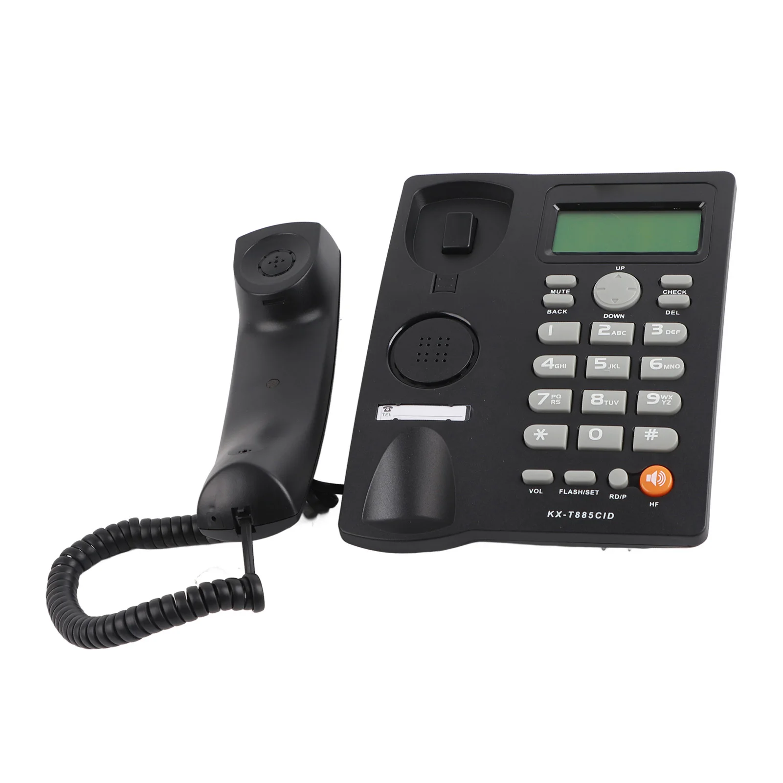 Caller ID Telephone Desktop Corded Landline Phone Support Handsfree Calling Pause Hold Mute Function for Home Hotel Office