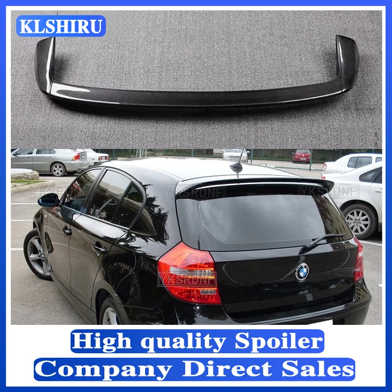 Klshiru E87 E81 Ac Style Rear Roof Lip Spoiler Wing Carbon Fiber For