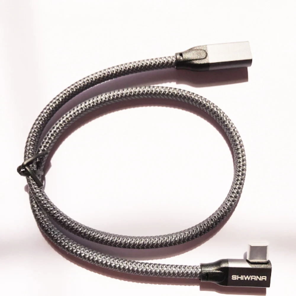 SHIWANA-USB 3.1  C -Ÿ C  10Gbps ִ 20V 5A PD100W 0.2   ̺, 4K @ 60Hz  ̾  ڵ