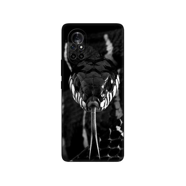 Huawei Nova 8 Case Nova8 5G 4G Back Cover For Huawei Nova 8 5G Phone Cases Soft Silicone TPU Fundas 6.57 inch black tpu case