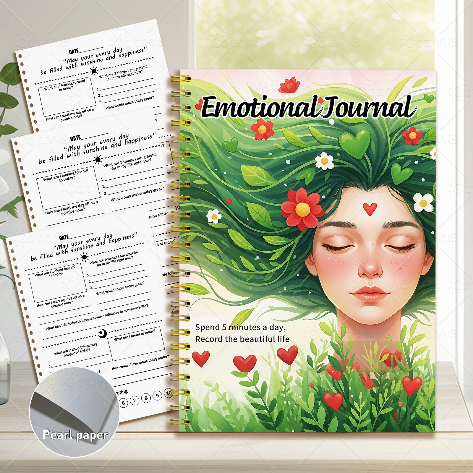 Emotional Wellness & Self-Care Planner: Mental Health Workbook and Anxiety Management Tracker