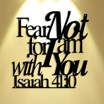 Isaiah 41:10 Metal Wall Art