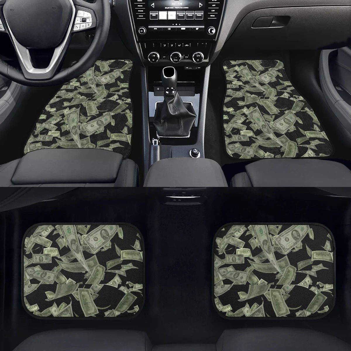 

Car Floor Mats for Women Men Automotive Interior Carpet Floor Comfortable Rugs SUV Decor Easy to Install Interesting Anti-dirt