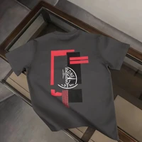 T-shirt imprimé surdimensionné de marque de luxe haut de gamme, tendance mode, décontracté, en coton, à manches courtes, streetwear, tee-shirt graphique pour l'été 5