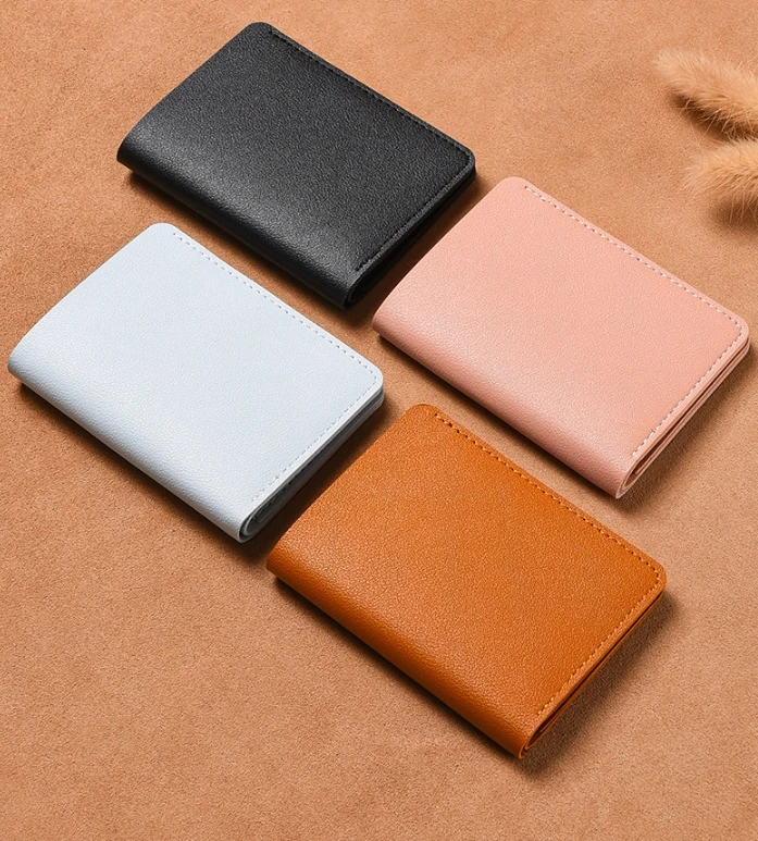 Classic PU Leather Wallet - Ultra Thin Mens Credit Card  Coin Purse
