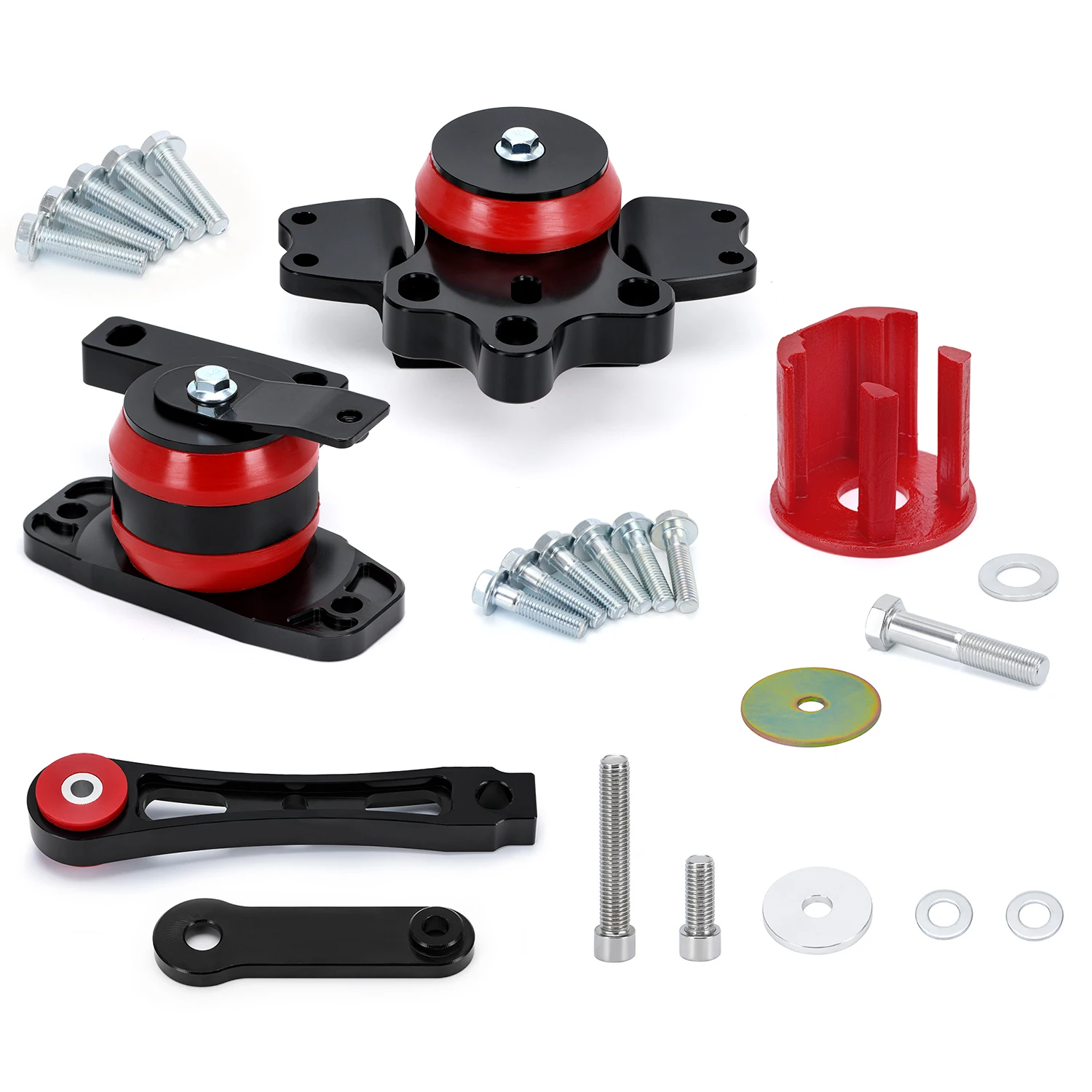 PQY-85A POLY Engine Transmission Pendulum Mount Kit For 09+ VW Jetta Golf MK5 MK6 Passat Audi TT A3 2.0 TSI
