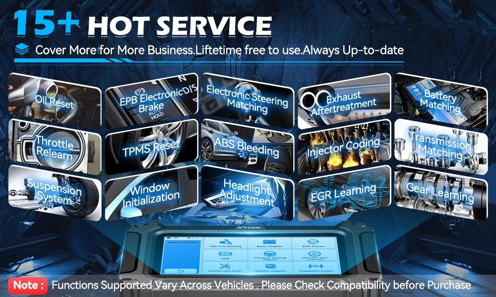 Xtool D6 2026 Full System Car Diagnostic Tool Free Update