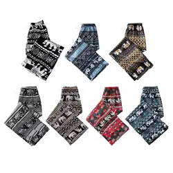 Harem Pants Women High waist Size Bohemian Vintage Style Wide Leg Hippie Pants for Female Festival Beach summer