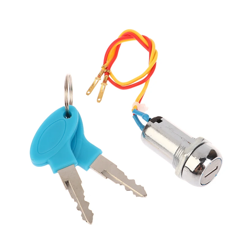 New Arrival 1 Set 2 Wire Key Ignition Switch Lock Motorcycle Go Kart Scooter Bike Switches For Motorcycle Electrical System dc 6 24v em285 automotive electric circuit tester car electrical system tester