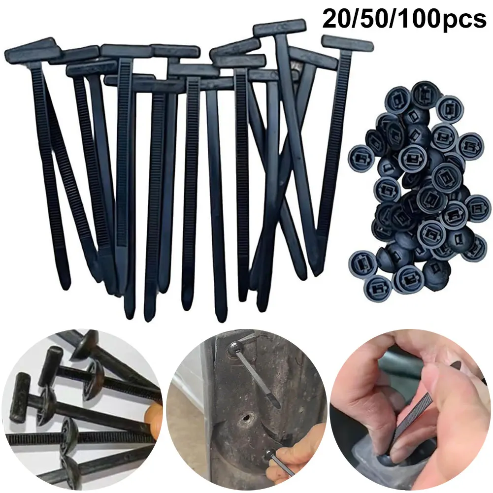 10-100PCS Nylon Zip Ties Cable Self-Locking Premium Nylon Cable Zip Ties Holder Universal Cable Tie Buckle Clamp Strap for Car