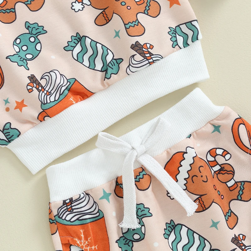 Conjunto De Moletom De Abóbora De Manga Comprida De Hallowee