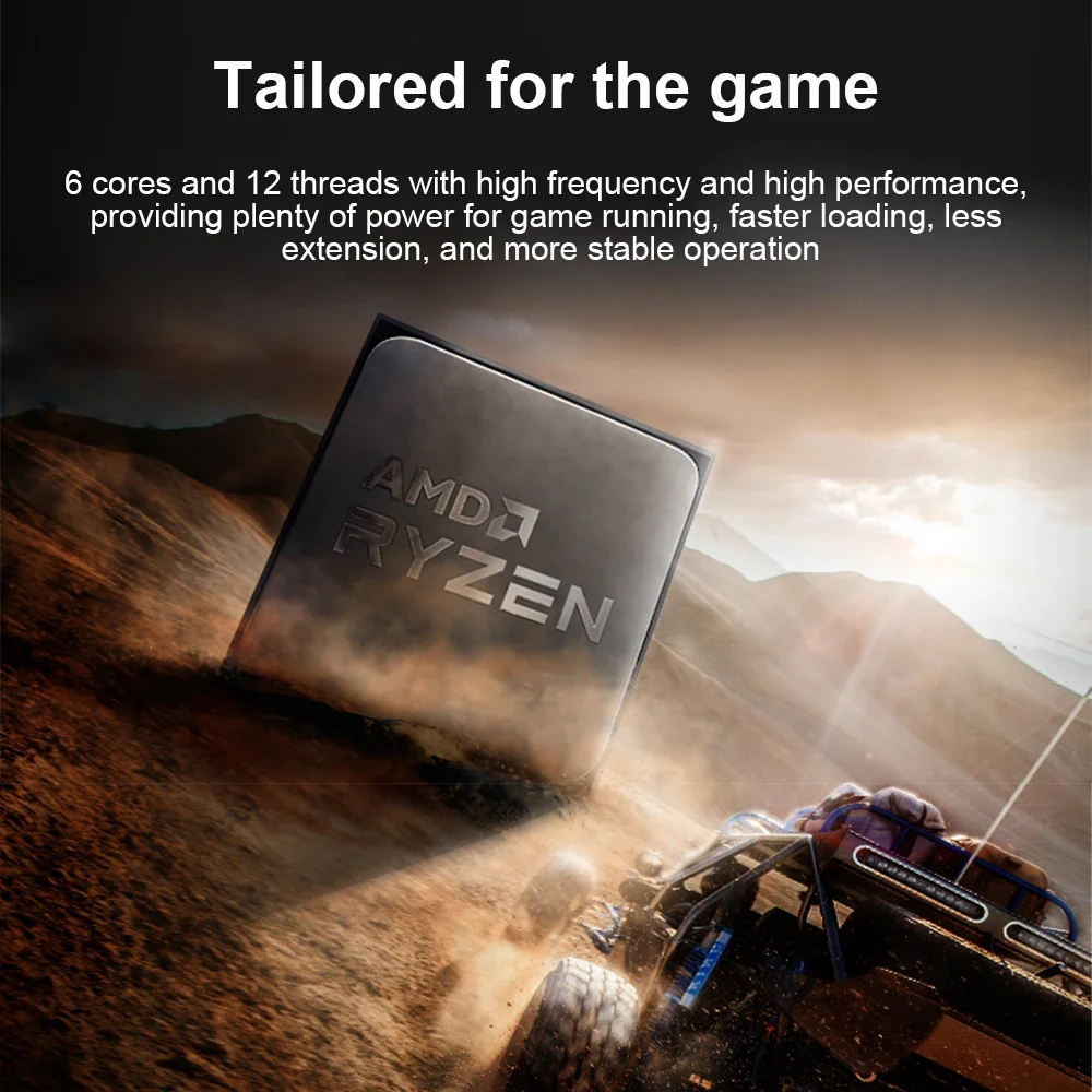NEW AMD Ryzen 5 5600 R5 5600 3.5 GHz 6-Core 12-Thread CPU Processor 7NM L3=32M 100-000000927 Socket AM4 No Fan