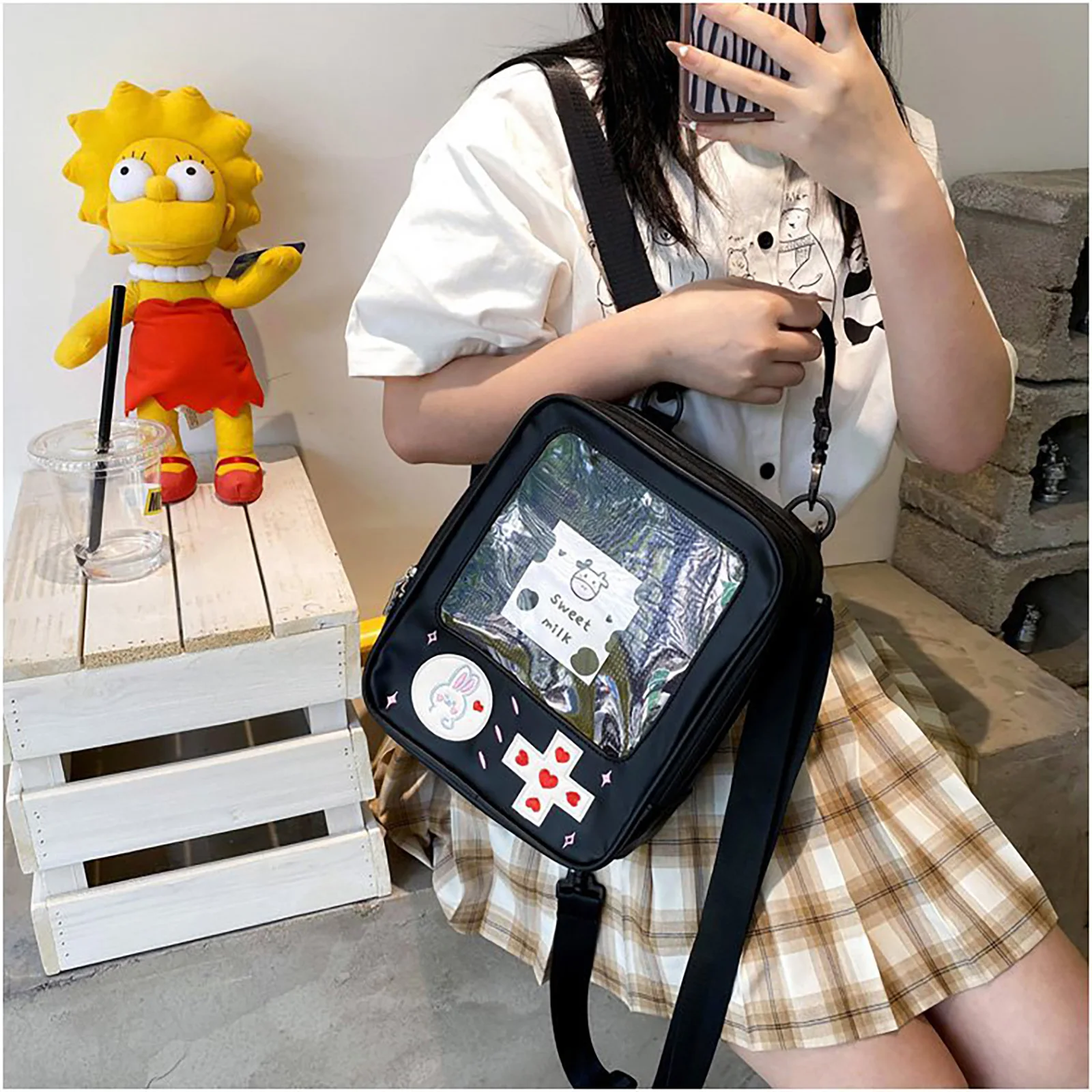 Kawaii Harajuku Game Controller Ita Style Bag