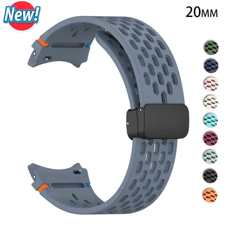 Enhanced Silicone Strap with Magnetic Buckle