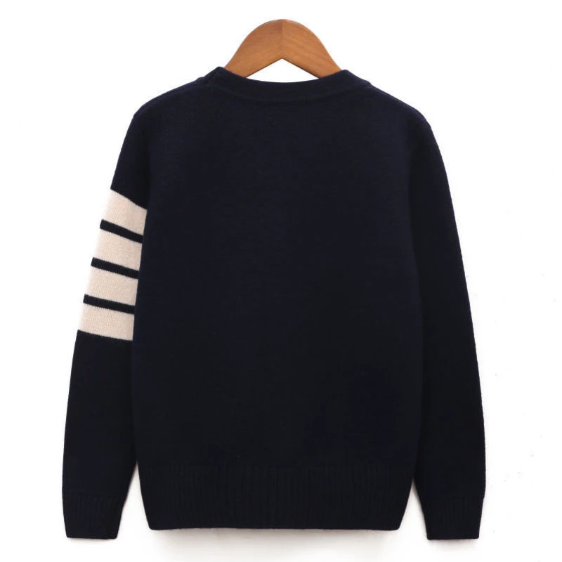 2024 Top Grade New Autum Winter Brand Fashion Knitted Men Cardigan Sweater Black grey Korean Casual Coats Jacket Mens Clothing