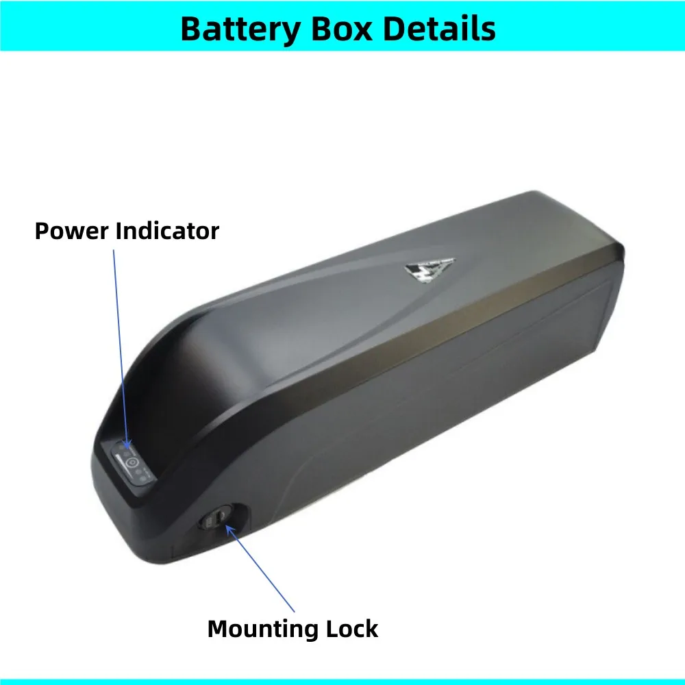 Electric Bike Battery Case 56 60 65 pcs 18650 cells