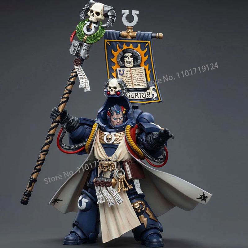 

JOYTOY 1/18 Ultramarines Chief Librarian Tigurius Action Figure 12.4cm Warhammer 40K Game Soldier Figurine Model for Collection
