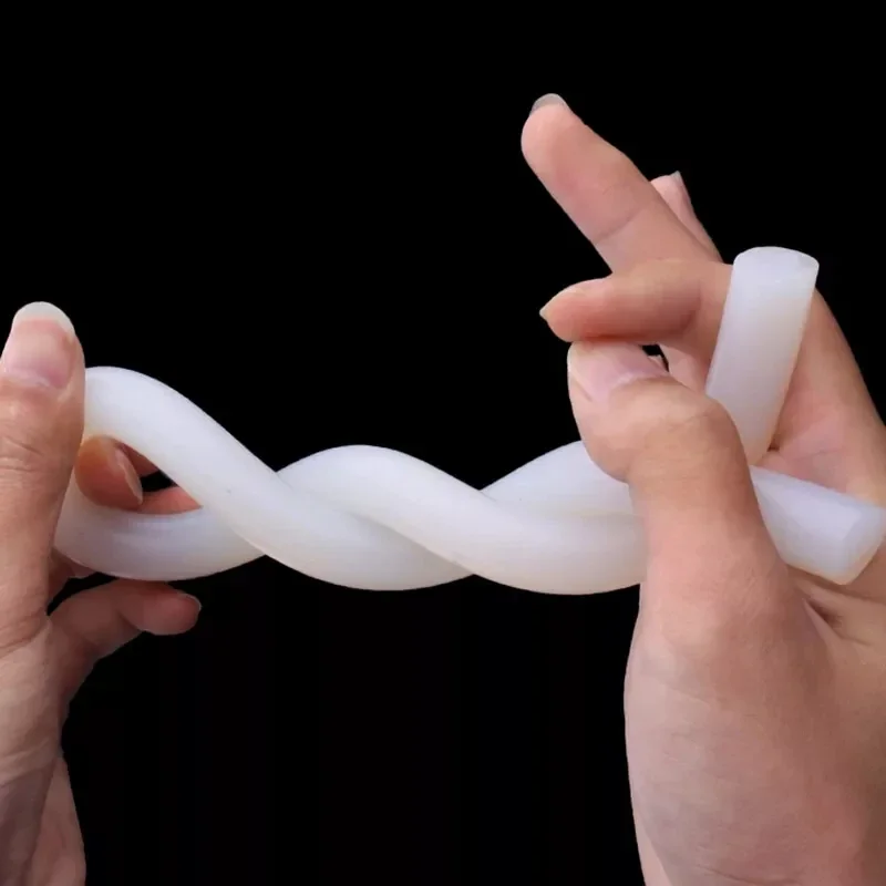 Silicone Rubber Sealing Strip 1/2Meter Solid Round Bar Rods &Oslash;1mm to 25mm High Temp Waterproof