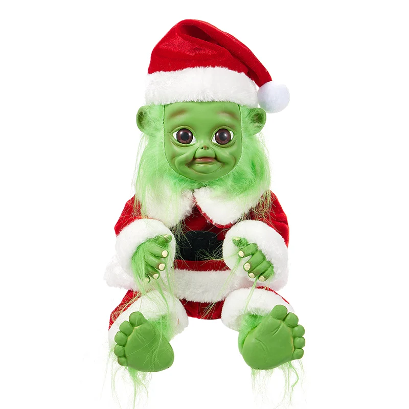 Festive Holiday Plush Toy Adorable Christmas Ghost Doll with Cartoon Design and Stylish Outfit Perfect Gift for Kids 7 87