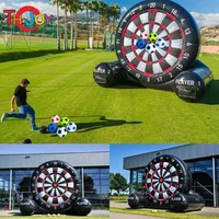 Outdoor PVC Foot Dart Inflatable Football Dart Board With Sticky Soccer Balls Giant Foot Kicking Ball Sports Target Games 1