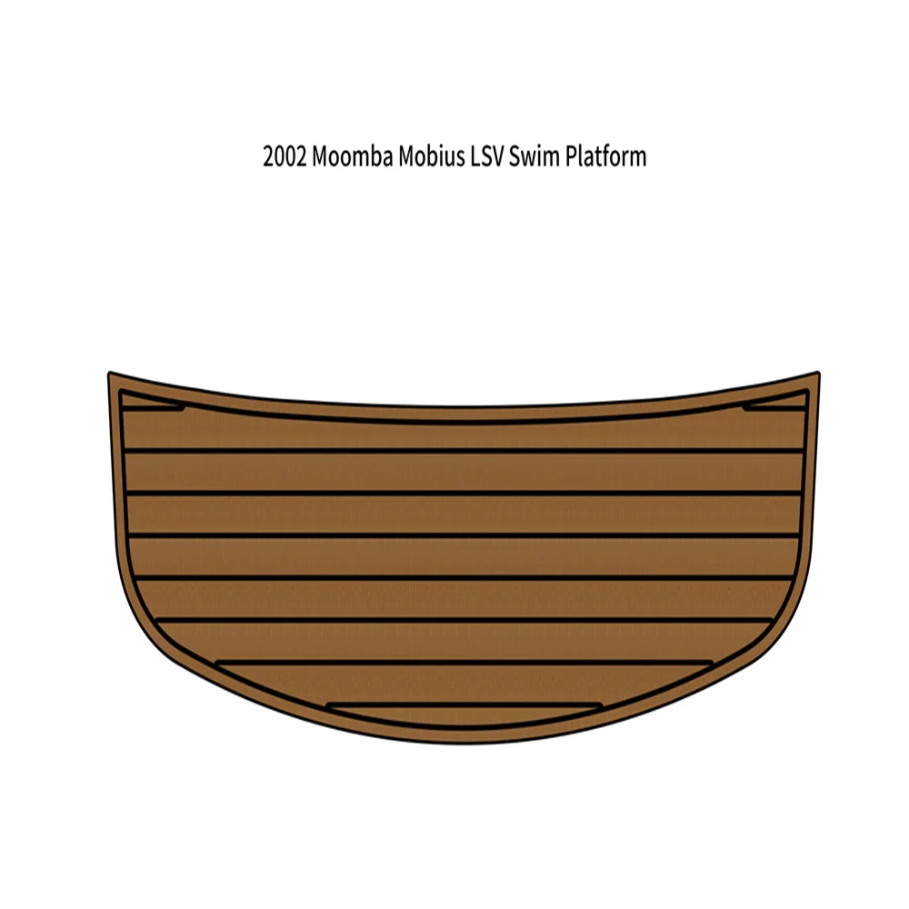 2002 Moomba Mobius LSV Swim Platform Step Pad Boat EVA Foam Teak Deck Floor Mat SeaDek MarineMat Gatorstep Style Self Adhesive