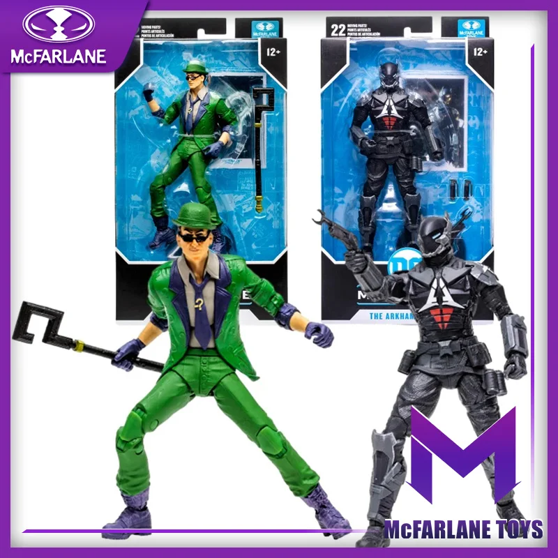 Mcfarlane Toys The Arkham Knight (Batman: Arkham Knight) The Riddler (Batman: Arkham City) Dc Multiverse Action Figure Da 7 Pollici