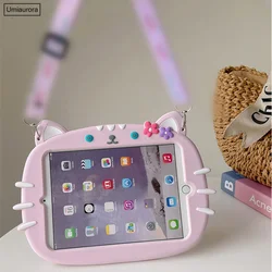 Custodia in silicone durable per tablet kids con tracolla - Cover antiurto e protettiva