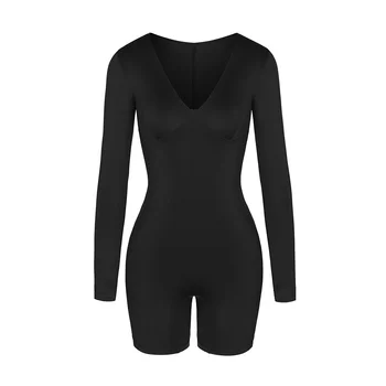 Seamless Long Sleeved Short Shapewear